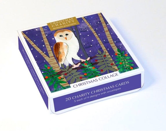 Christmas Collage Charity Box of 20 Cards