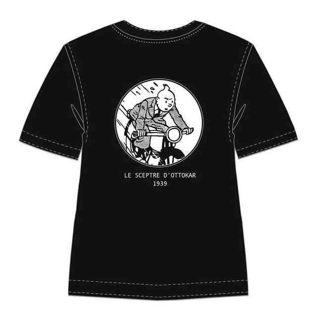 Tintin Motorbike T-shirt Small