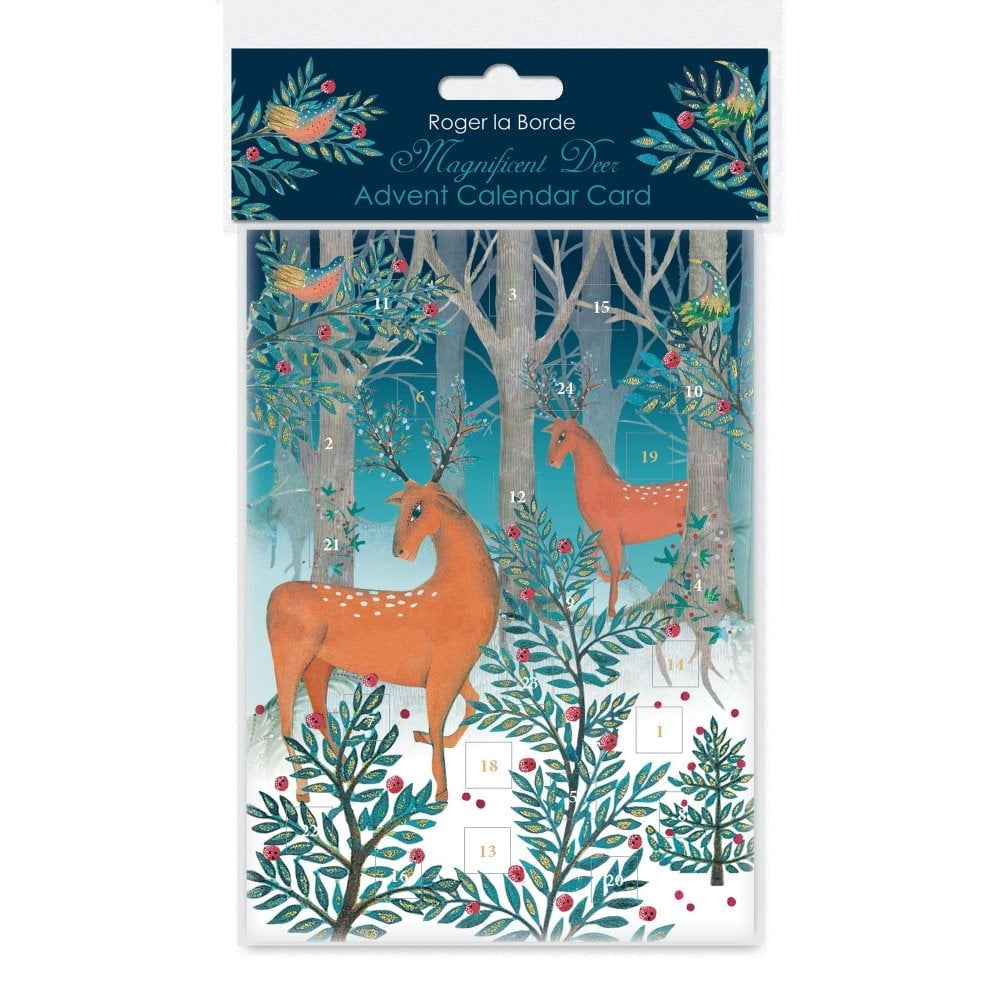 Magnificent Deer Advent Card