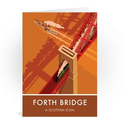Forth Bridge Scottish Icon Card