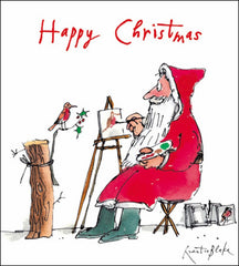 Quentin Blake Santa Freetime Charity Pack of 5 Cards