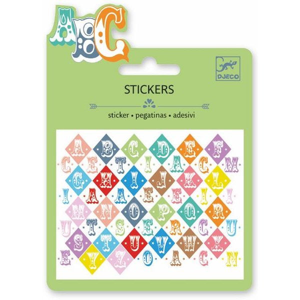 Western Style Letter Stickers