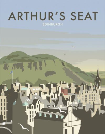 Arthur's Seat Tea Towel