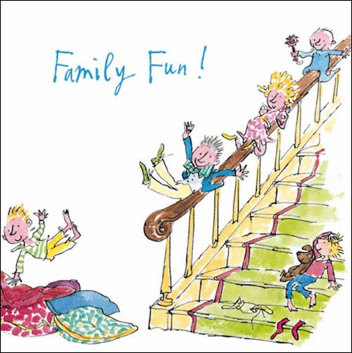 Family Fun Quentin Blake Card