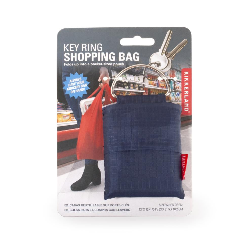 Keyring Shopping Bag Blue