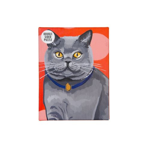Double Sided Short Hair Cat Puzzle
