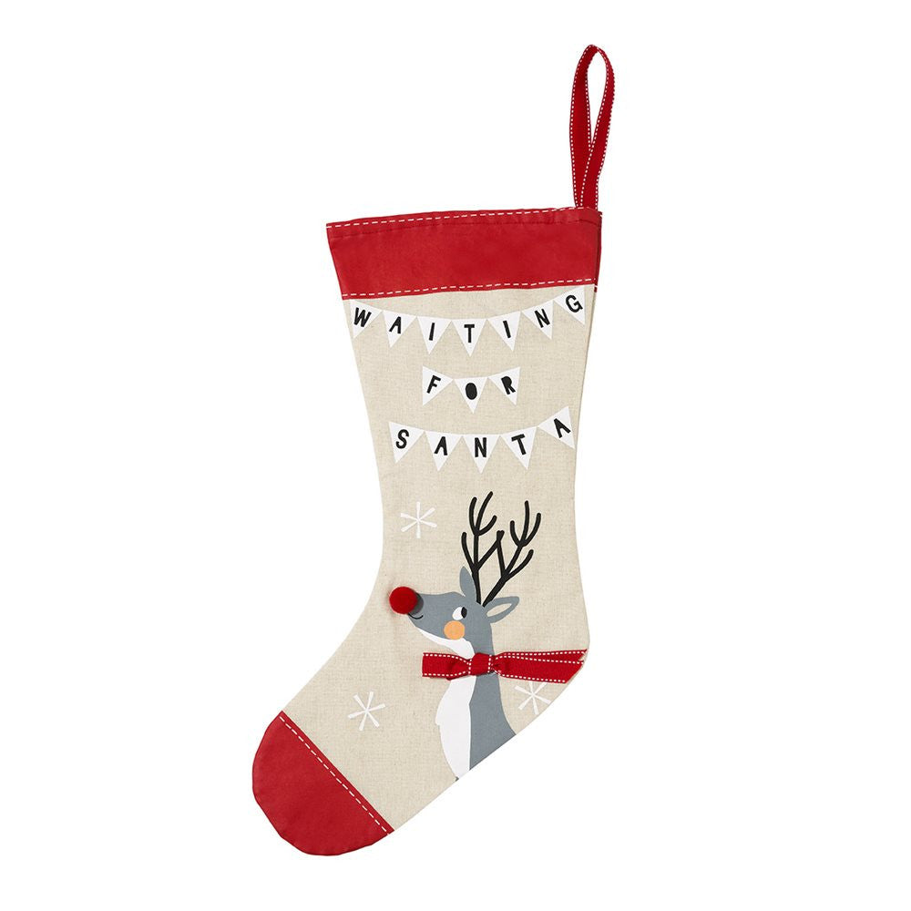 Waiting For Santa Stocking