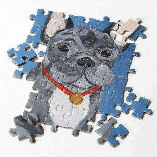 Double Sided Frenchie Puzzle