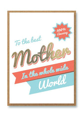 Best Mother in the Whole Wide World Card