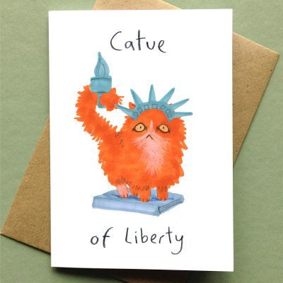 Catue of Liberty Card