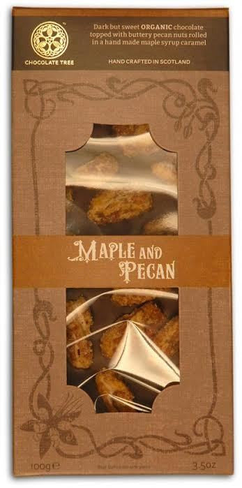 Organic Dark Chocolate Maple and Pecan 58%