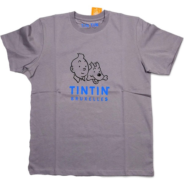 Tintin Headshot T-Shirt Blue