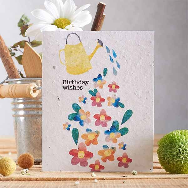 Birthday Watering Can Seed Card