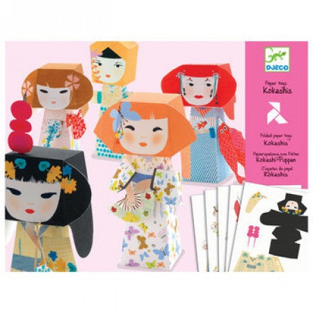 Kokeshis Paper Toys