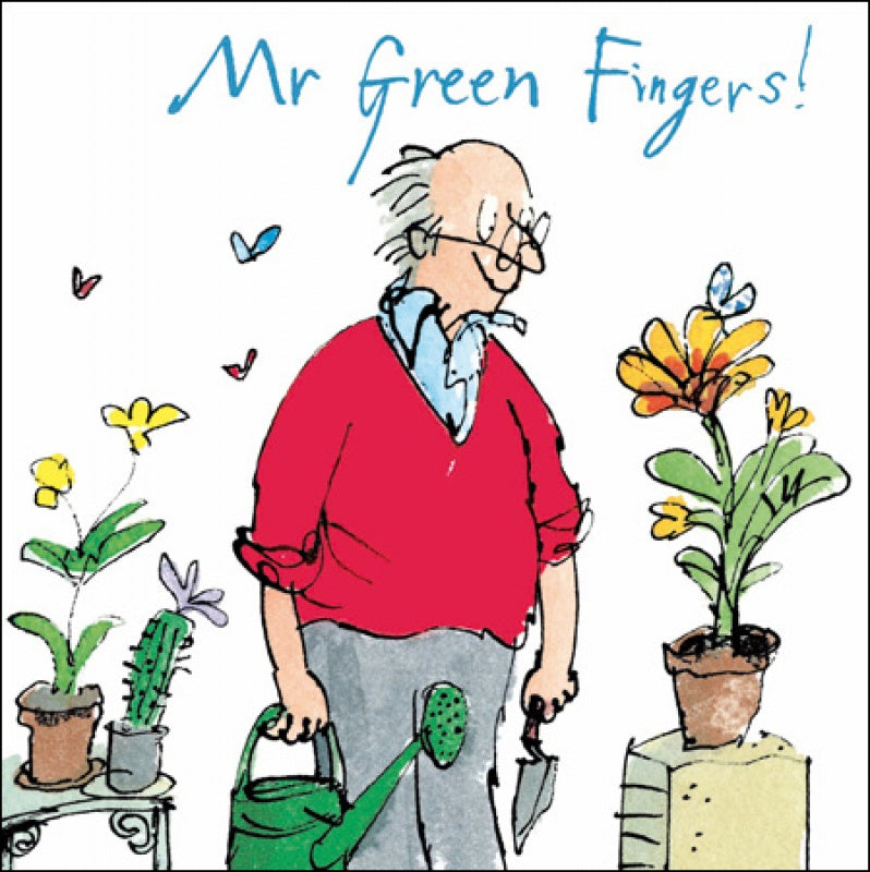Mr Green Fingers Father's Day Card