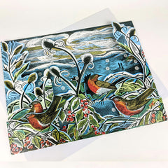 Midwinter Robins Advent Calendar by Angela Harding