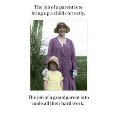 Grandparent's Job Card