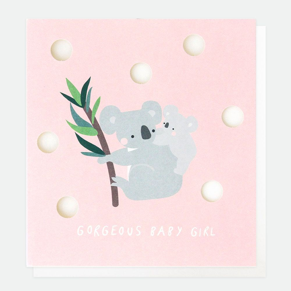 Gorgeous Baby Girl Koala Card