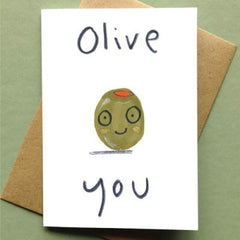 Olive You Card