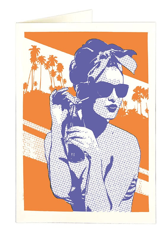 Holiday Girl Card