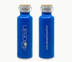 4Ocean Water Bottle Blue