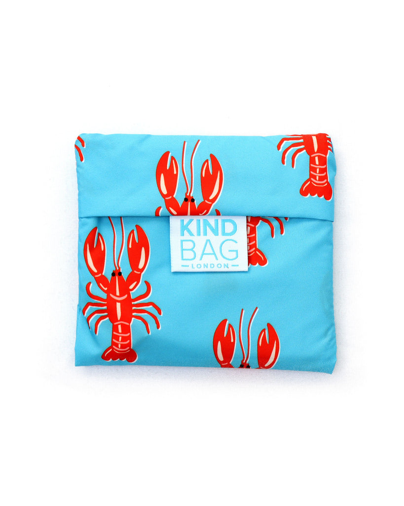 Blue Lobster Reusable Shopping Bag