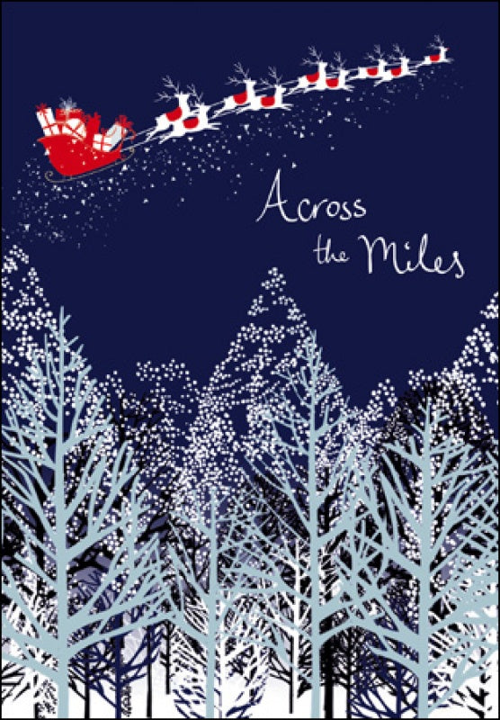 Sleigh Ride Across the Miles Christmas Card