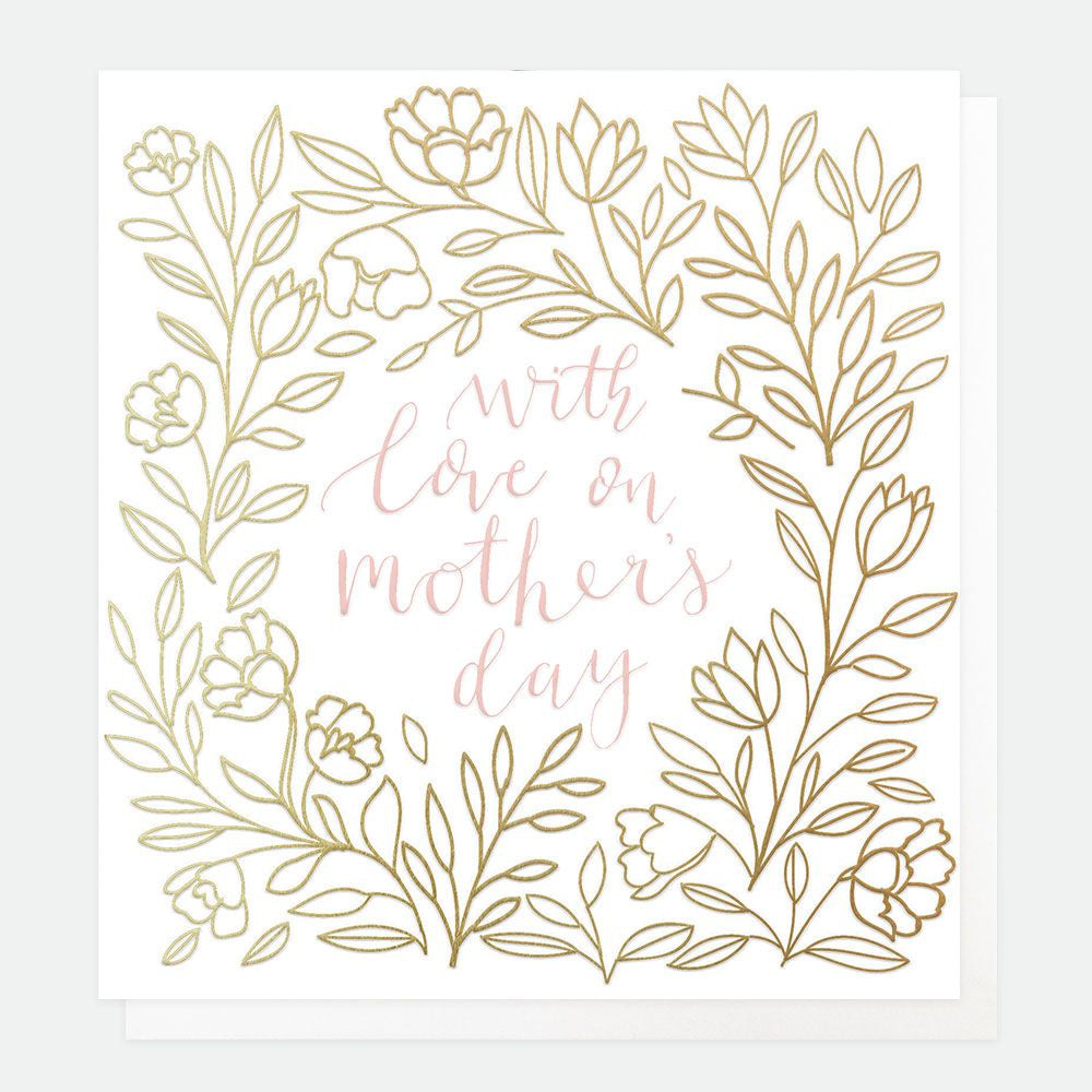 With Love On Mothers Day Foil Card