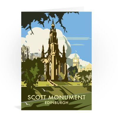 Scott Monument Edinburgh Card