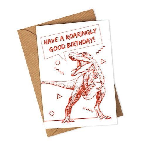 3D Dinosaur Birthday Card
