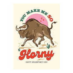 So Horny Valentine Card