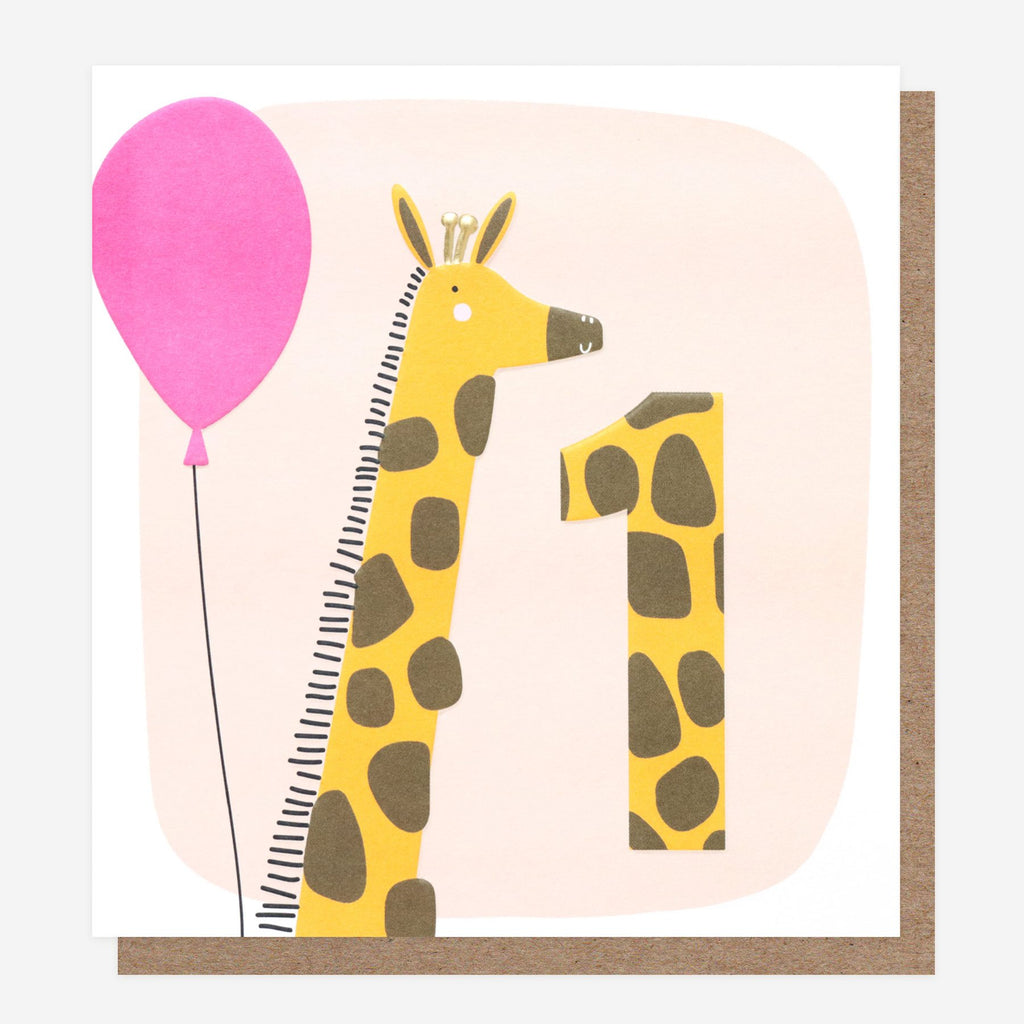 Age 1 Pink Giraffe