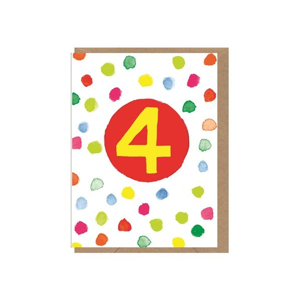 Age 4 Spots Card