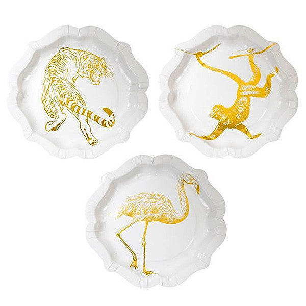 Animal Prints Paper Plates