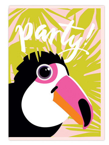 Toucan Pack of 8 Party Invitations