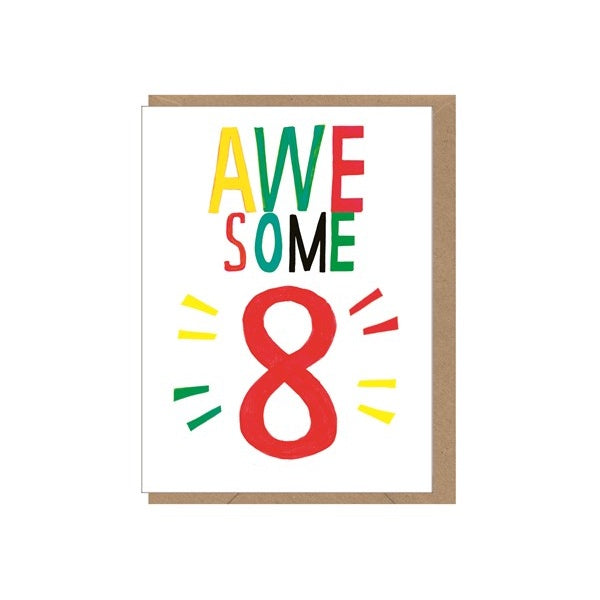 Awesome 8 Card