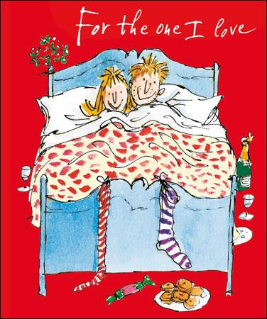 One I Love Lie In Christmas Card