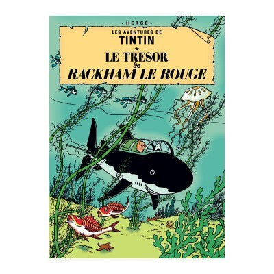 Rackham Le Rouge Tintin Postcard
