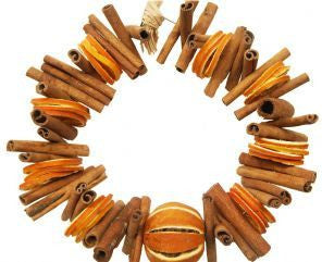 Cinnamon and Orange Circle Wreath