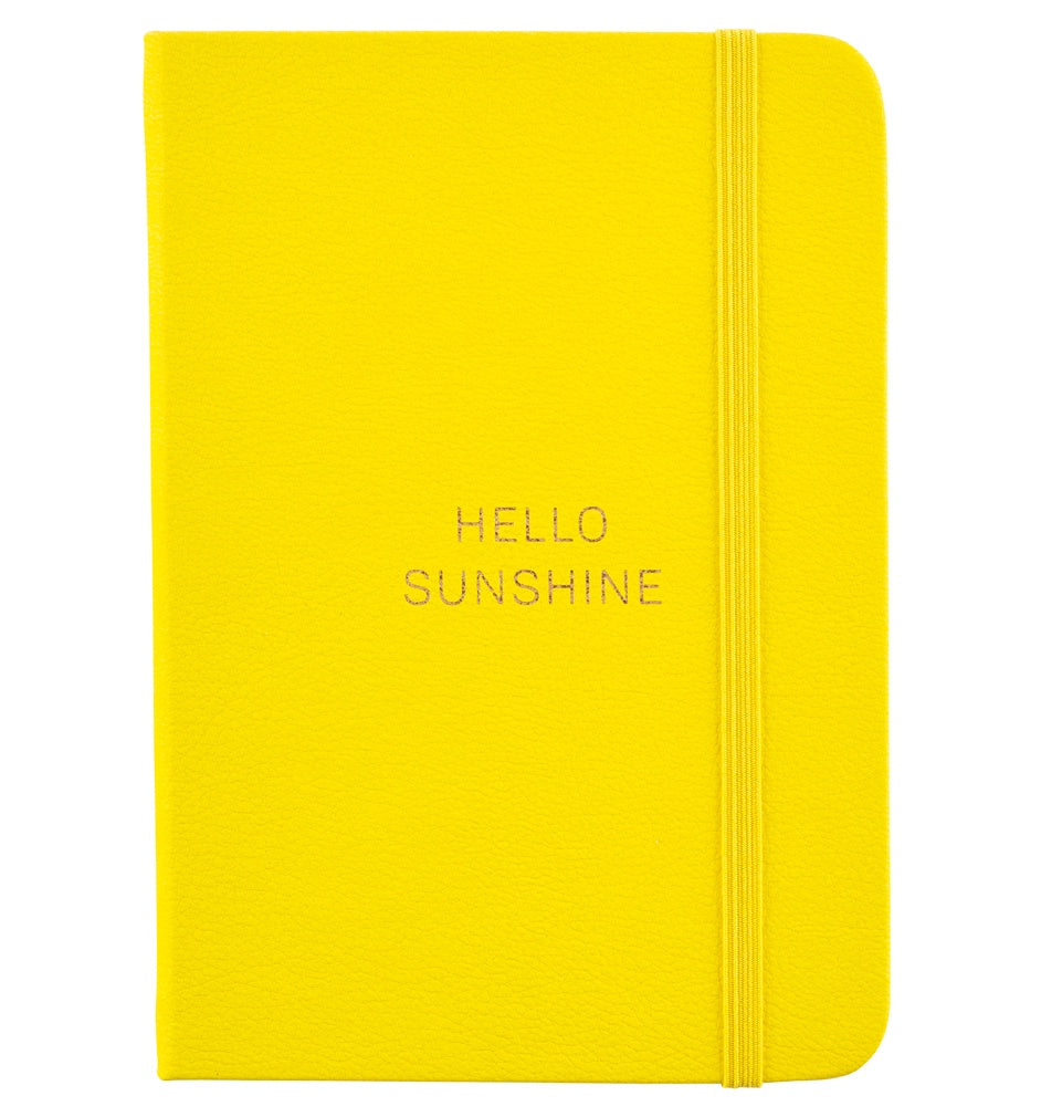 Busy B Busy Life Notebook A6 Yellow Faux Leather