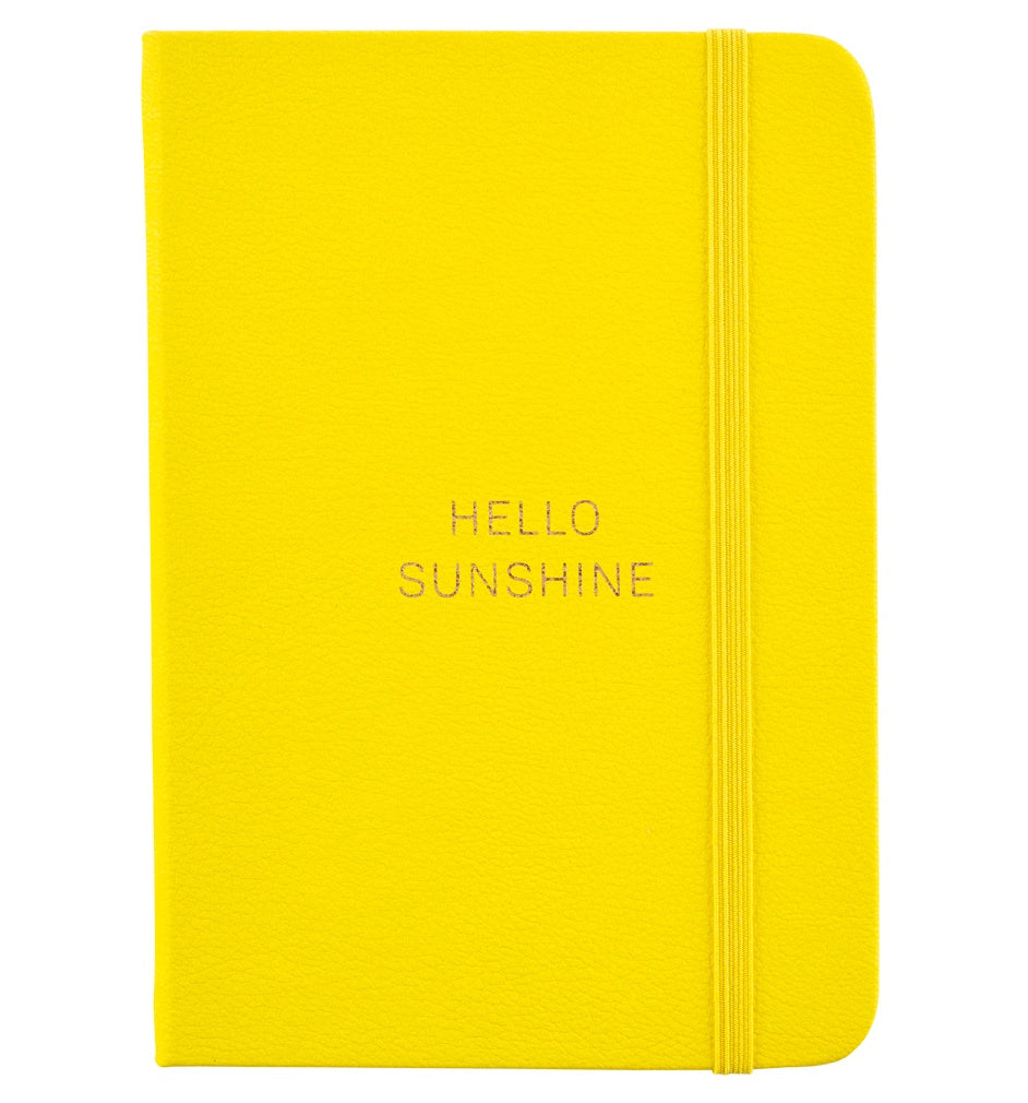 Busy B Busy Life Notebook A6 Yellow Faux Leather