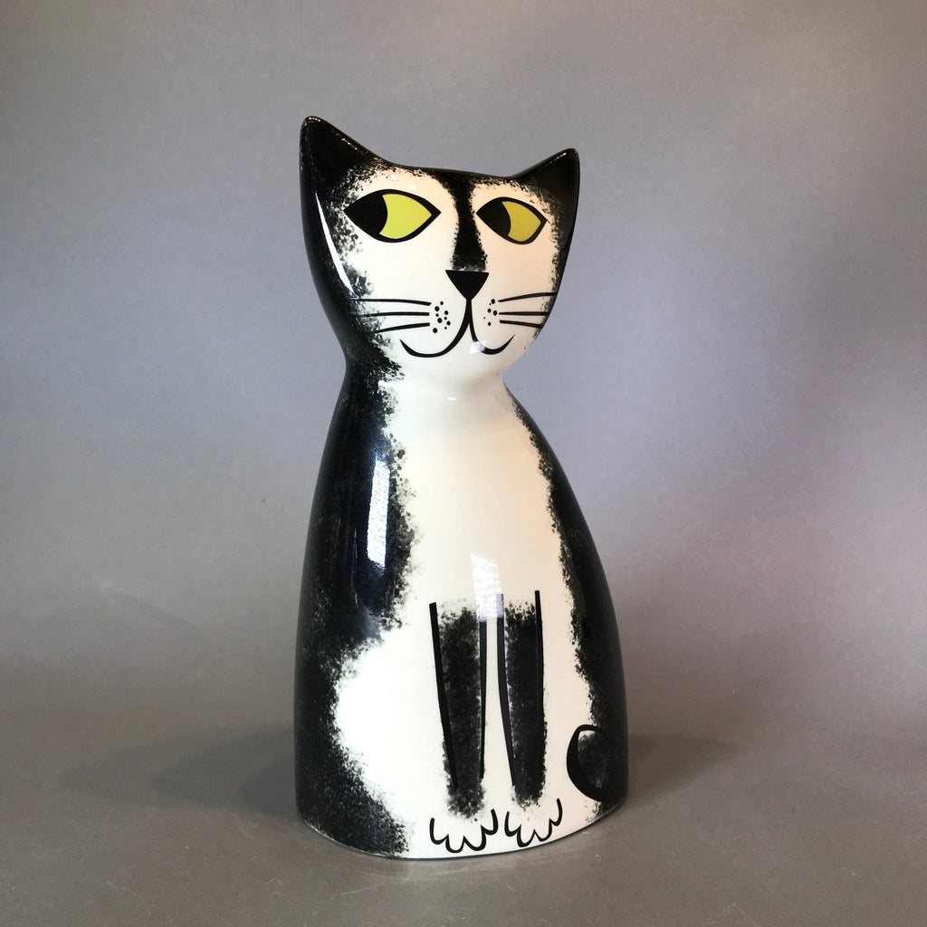 Ceramic Black and White Cat Money Box