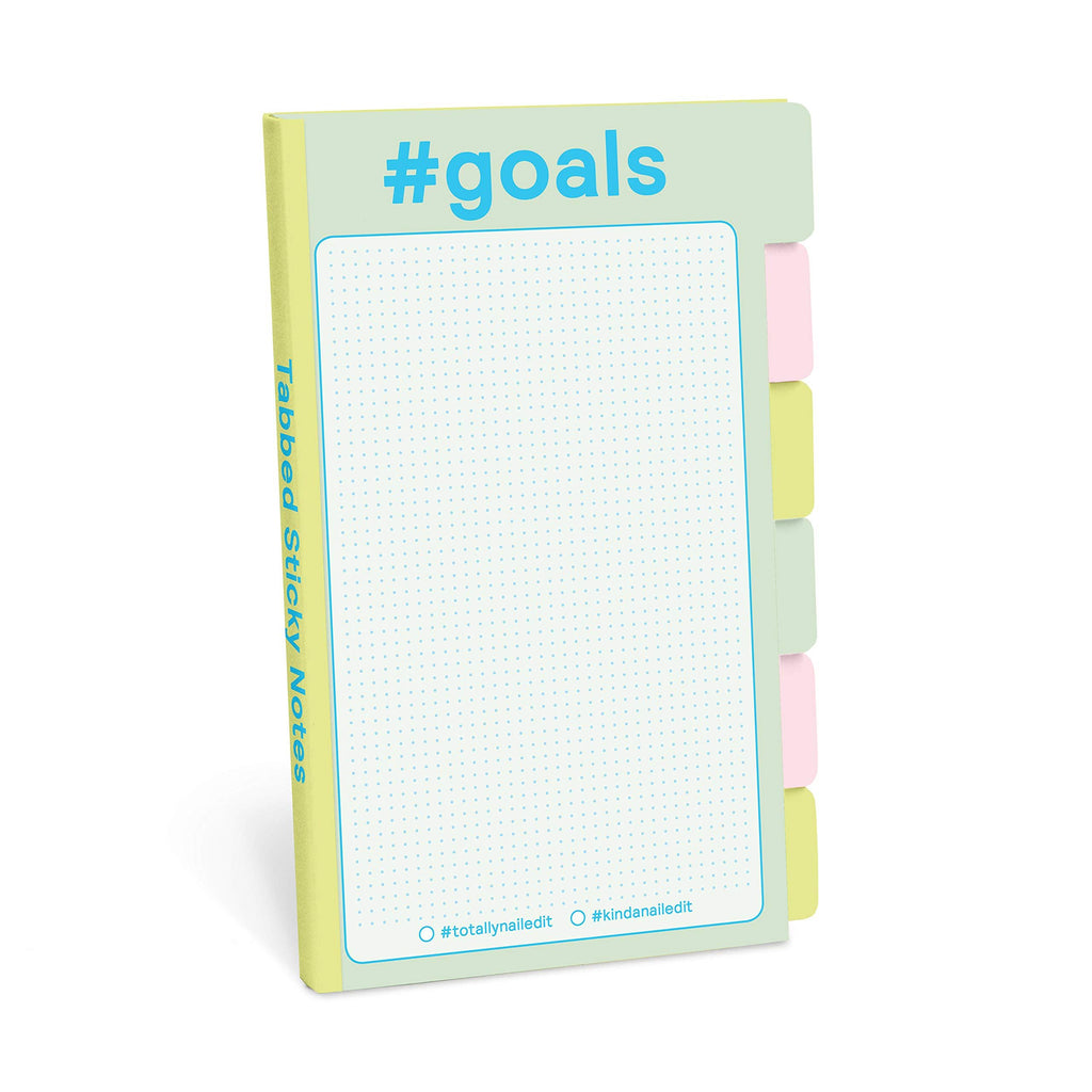 Goals Tabbed Sticky Notes