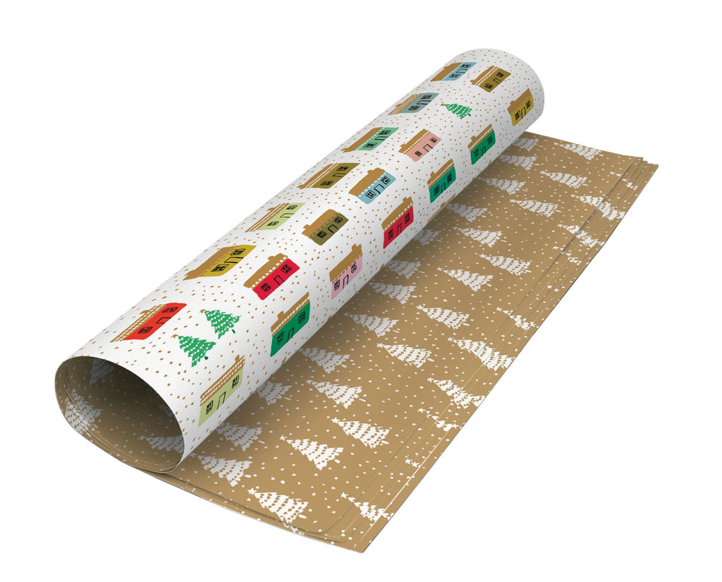 Little Houses White Sheet Wrap