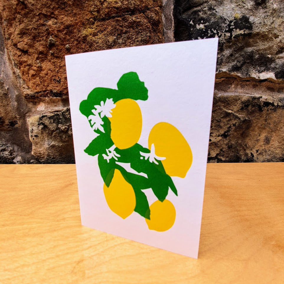 Lemon Blossom Print Card