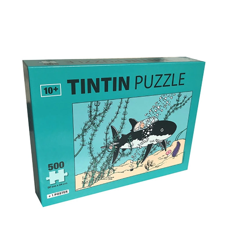 Tintin Shark Submarine Jigsaw