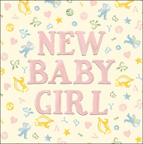 New Baby Girl Emma Bridgewater Card
