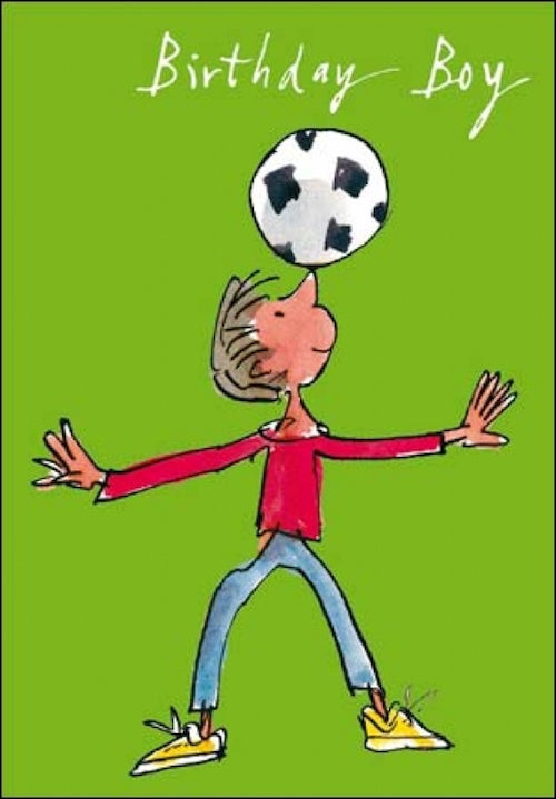 Steady, Steady Quentin Blake Birthday Card
