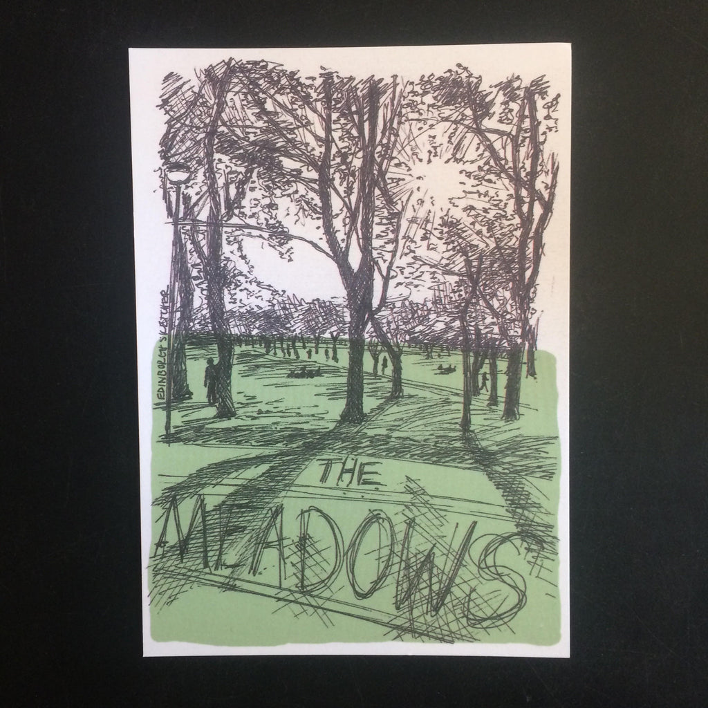 The Meadows Sketch Postcard