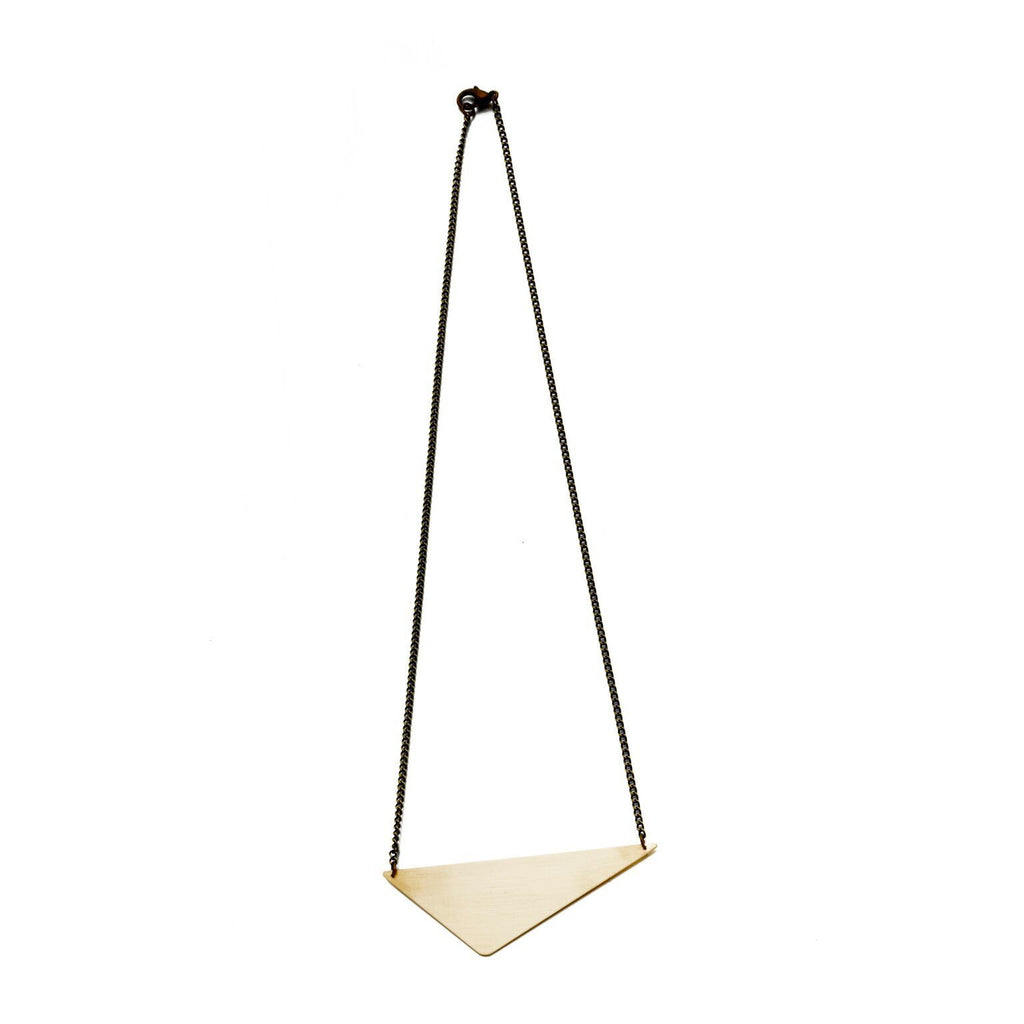Offset Triangle Pendant